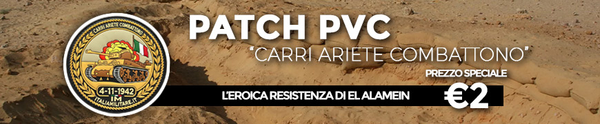 Patch PVC commemorativa Carri Ariete Combattono