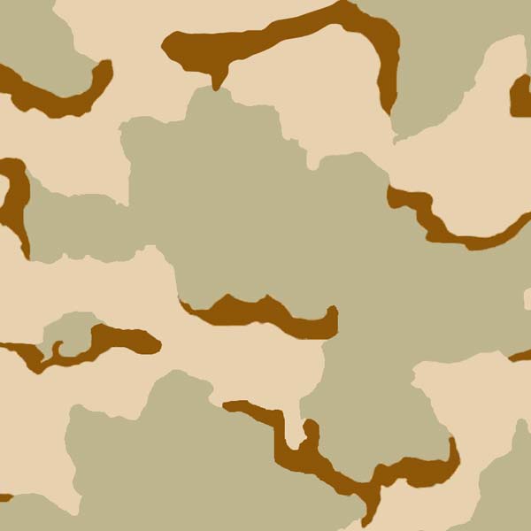 Desert 3 Colori Camouflage Mimetismo
