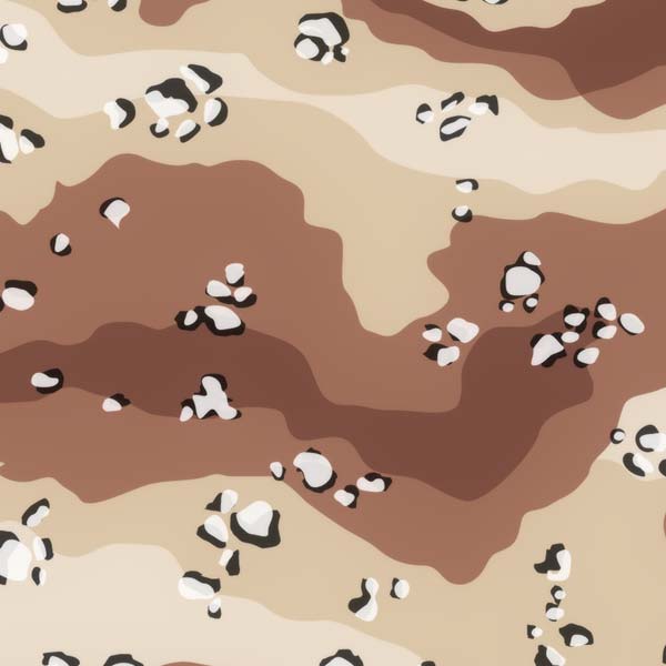 Desert 6 Colori Camouflage Mimetismo