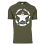 t shirt us army star vintage verde