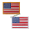 patch bandiera americana usa bordo giallo bianco acc 18fda5c017