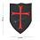 patch crusader crociati nera b9df596d5f