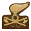 fregio canuttiglia militare da berretto esercito genio pionieri khaki 51f94c2033