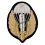 fregio berretto esercito su panno nero paracadutisti 8fb1e35502