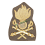 fregio berretto esercito su panno khaki artiglieria a cavallo 6775fcbc59