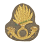 fregio berretto esercito su panno khaki cavalleggeri 3fc759f7f6