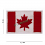 patch bandiera canadese tessuto