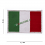 patch bandiera italia tessuto