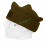 cappello 3 punte pile verde con scratch 1 bb7ccbd9ed