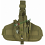 fondina militare con piattaforma cosciale verde 30708B 09af995bec