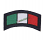 patch bandiera italia mezza luna bordo blu 6x2.5 9e739716b3