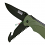 coltello bushcraft fosco verde 7 d75479a7da