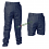 pantaloni militari lunghi e corti con zip blu 4 791f93c5be