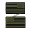 patch coppia bandiera americana plastificata verde 27bc7fb60b