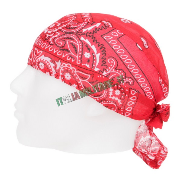 Bandana Ispanica Rossa Bandane e Collari Cappelli, Sciarpe e...
