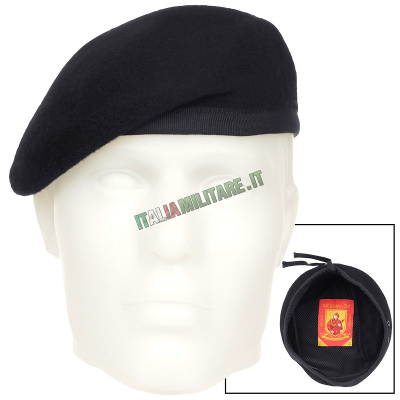 Basco Modello Spagnolo Nero Made in Italy