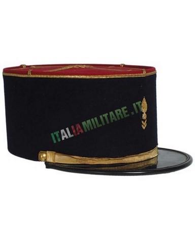 Berretto Militare Rosso Originale Di Cappello Francese Uomo Forze Di - Foto 11