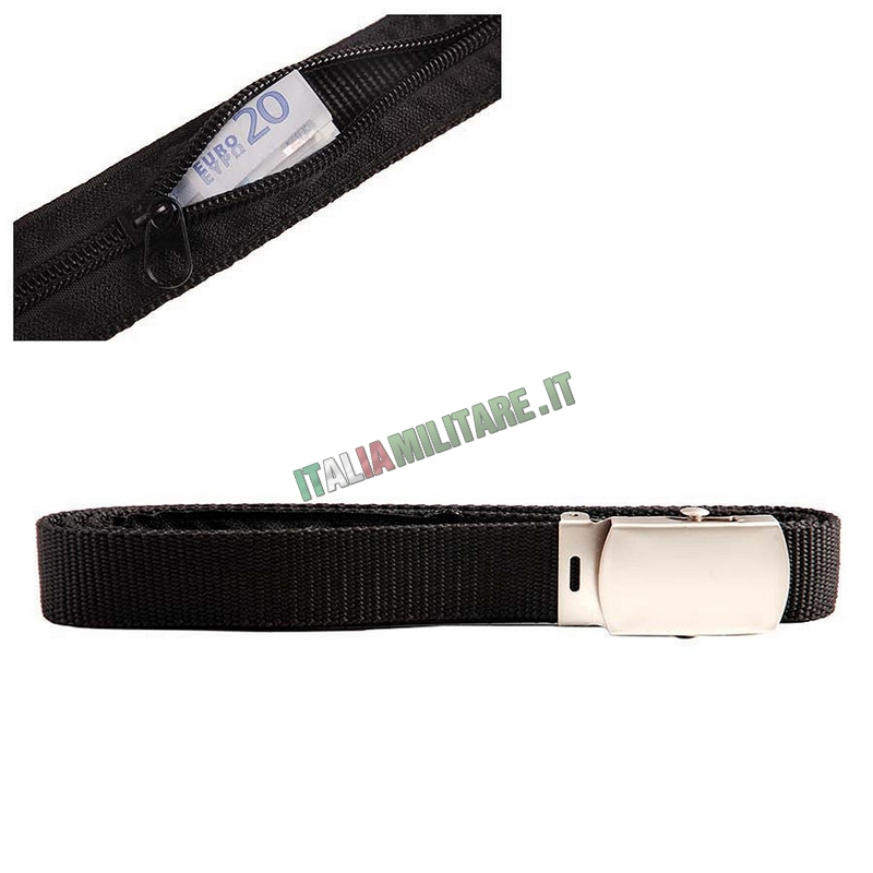 Cintura Logan Unisex Nera/Rossa In Tela - Stile E Qualà - Foto 11