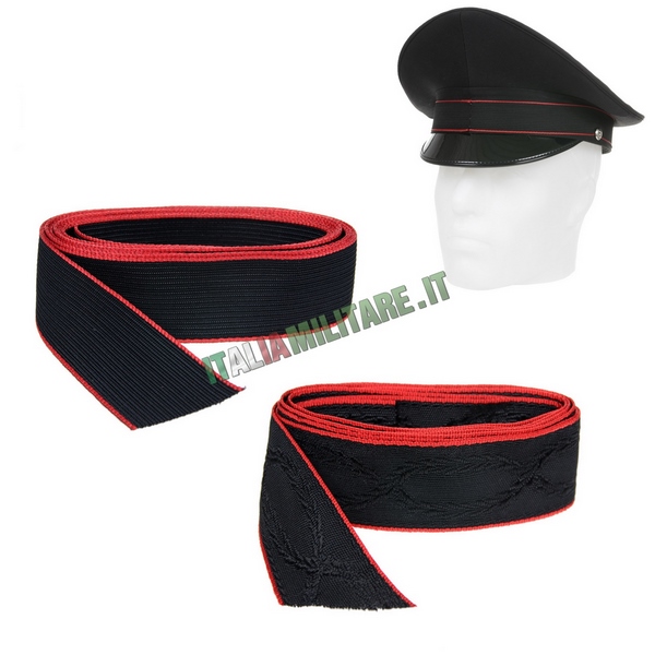 Fascia per Cappello Carabinieri: Millerighe o Damascato
