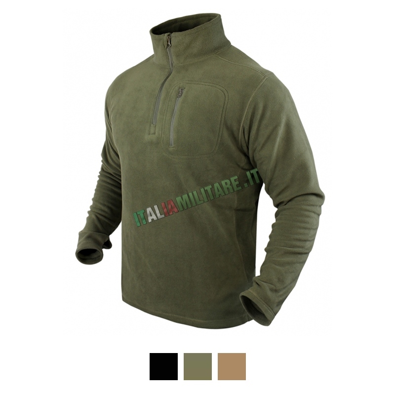 Grid Fleece Maglie Termiche Militari Verde Militare Maglia Termica