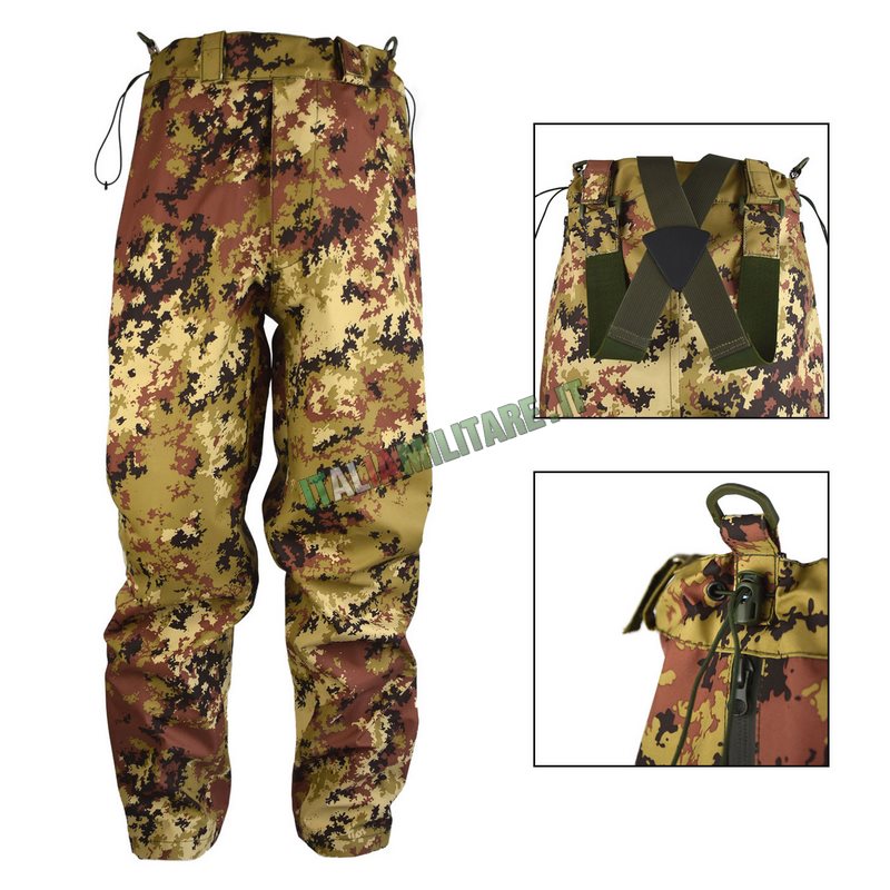 Pantaloni Impermeabili Openland con Bretelle