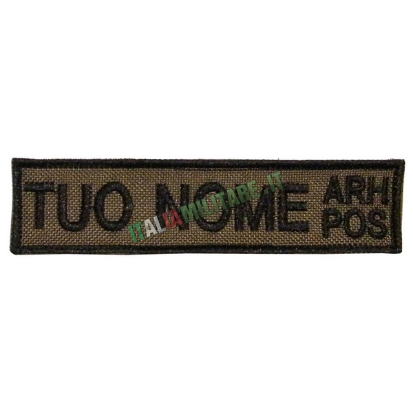 MAREL Patch Scudetto Italia Bordo Oro Cm 5,5 X 7 Toppa Ricamata - Foto 3