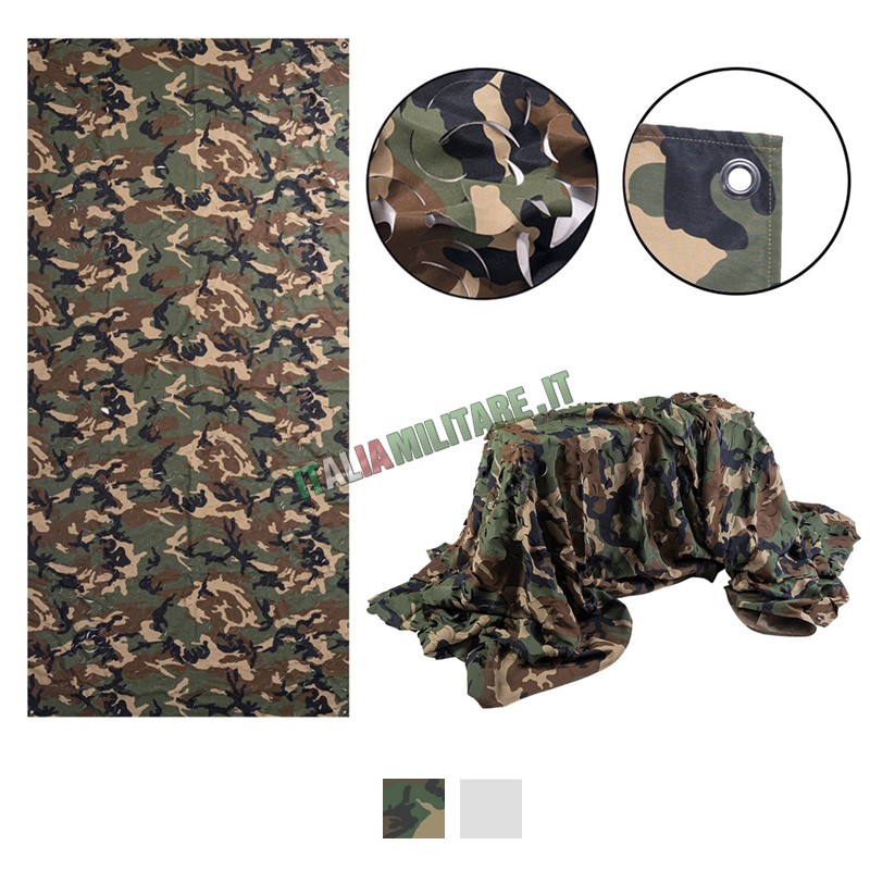 Rete Camouflage Deserto + Foglie - Javis JCAM03 - Foto 12