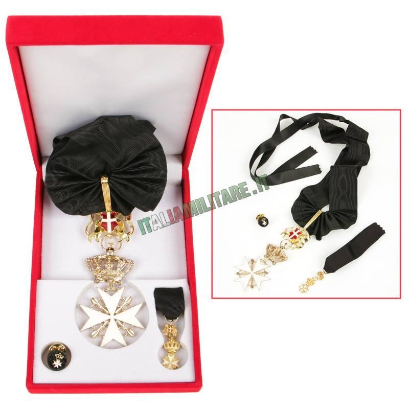 Cofanetto Ordine di Malta SMOM da Cavaliere Grazia Magistrale
