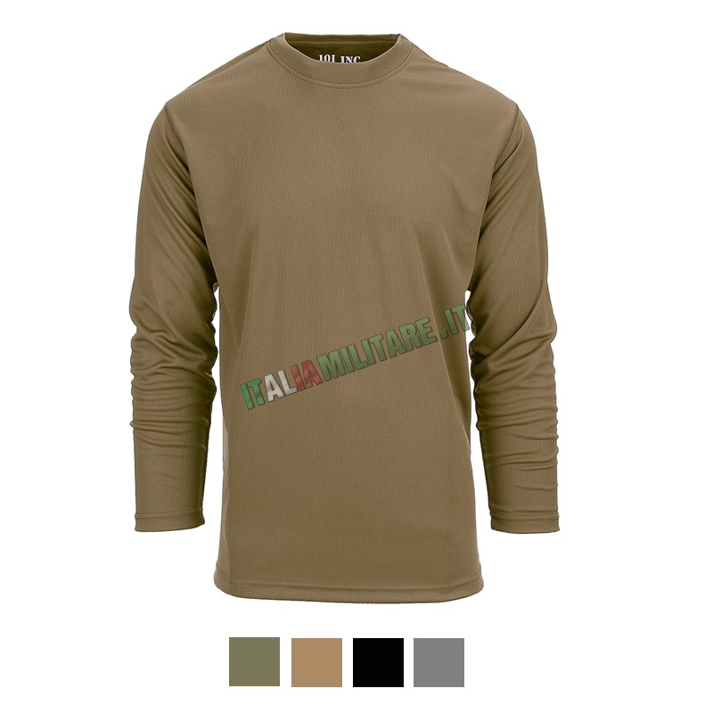 Militare Tattico Manica Lunga Camicia Traspirante Caccia Combattimento T Shirt Quick Dry Outdoor Top 1/4 Frontale Zip Camicie Airsoft 