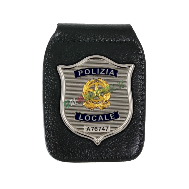 Porta Distintivo Da Cintura e Collo Polizia Locale AS45 Ascot 604
