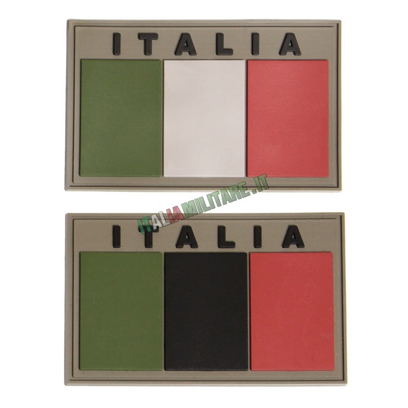 Patch Bandiera Italia in Pvc OMD a Bassa Visibilità