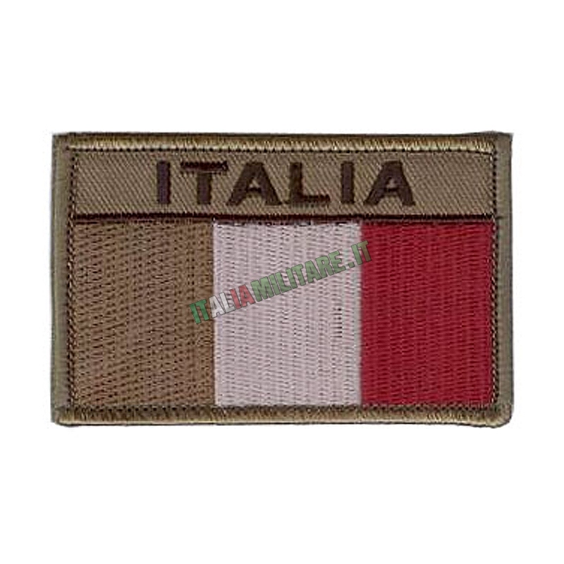 Patch Militare Bandiera Italia Rettangolare Bassa Visibilità