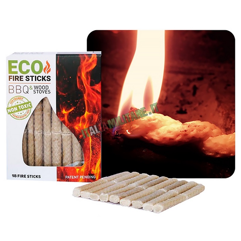 Combustibile Eco Fire a Bastoncino per Accensione Fuoco 