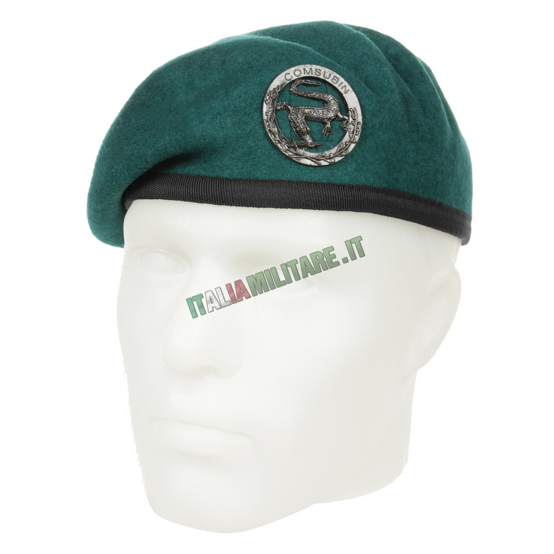 Basco Spagnolo Verde COMSUBIN con Fregio