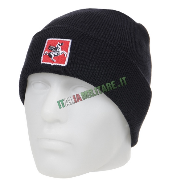 Berretto Lana con Ricamo Polizia Locale Toscana