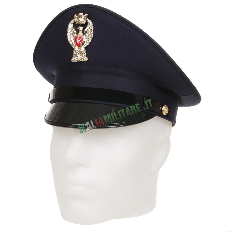 Cappello Da Polizia Con Visiera Blu Scuro - Taglia Universale Per Uomini E Donne - Foto 3