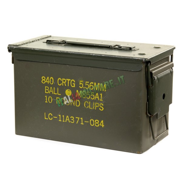 Scatola Box Munizioni Militare Tipo 2 Nato