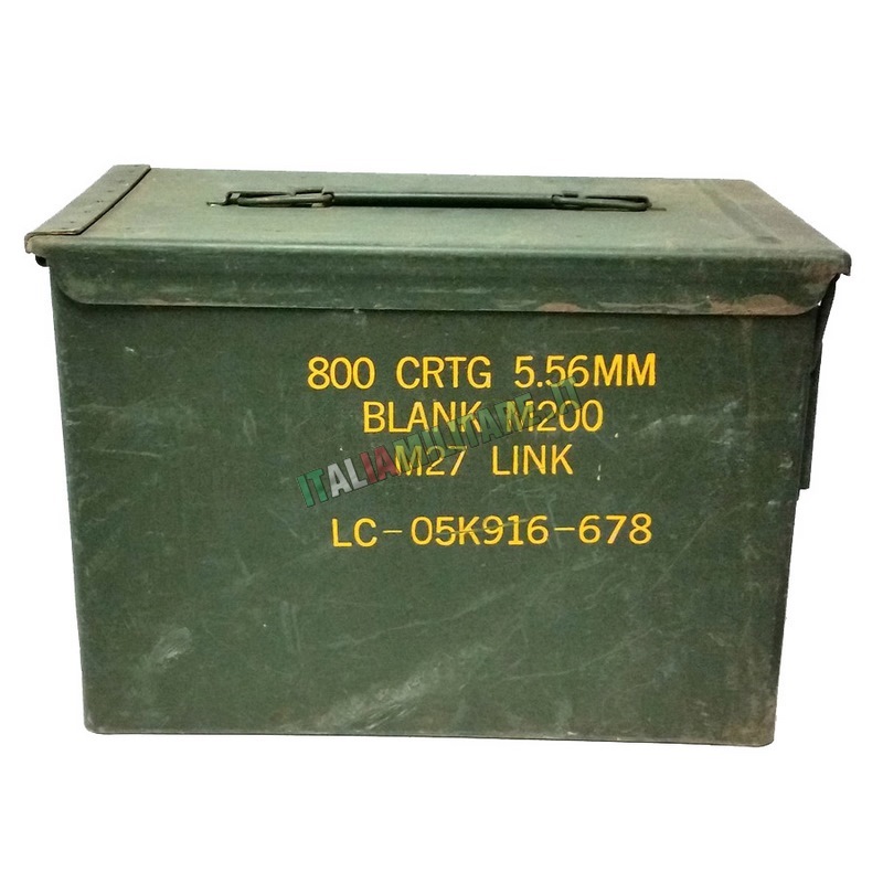 Scatola Box Munizioni Militare Tipo 3 Nato