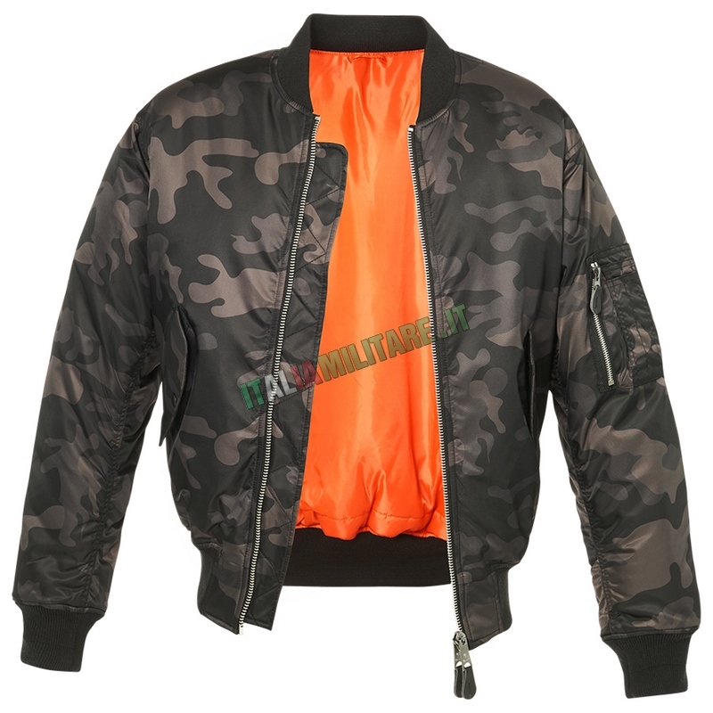 OFFERTA Giacca Bomber Brandit MA1 Camo - S e M