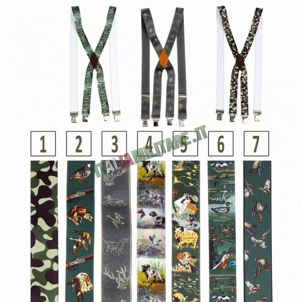 Bretelle Caccia per Pantaloni