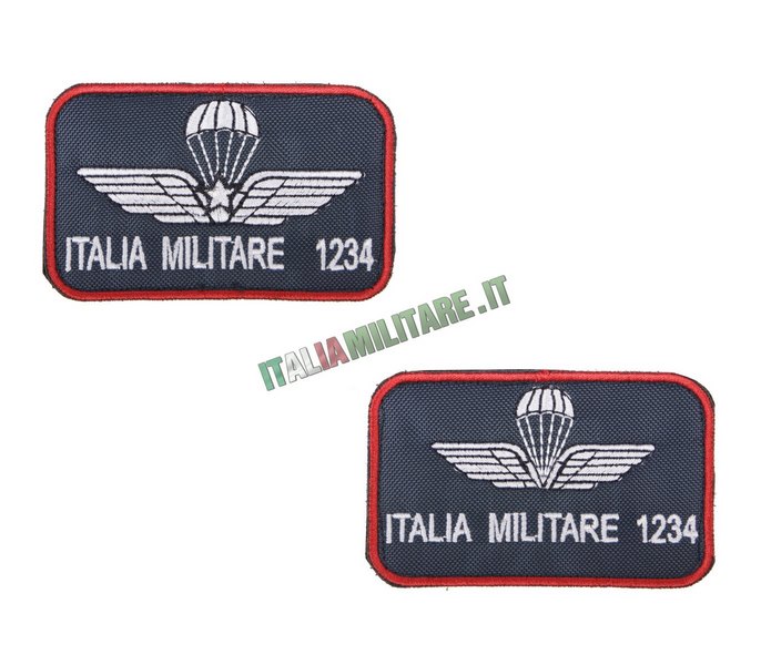 Patch Personalizzata Brevetto Paracadutista Blu Carabinieri
