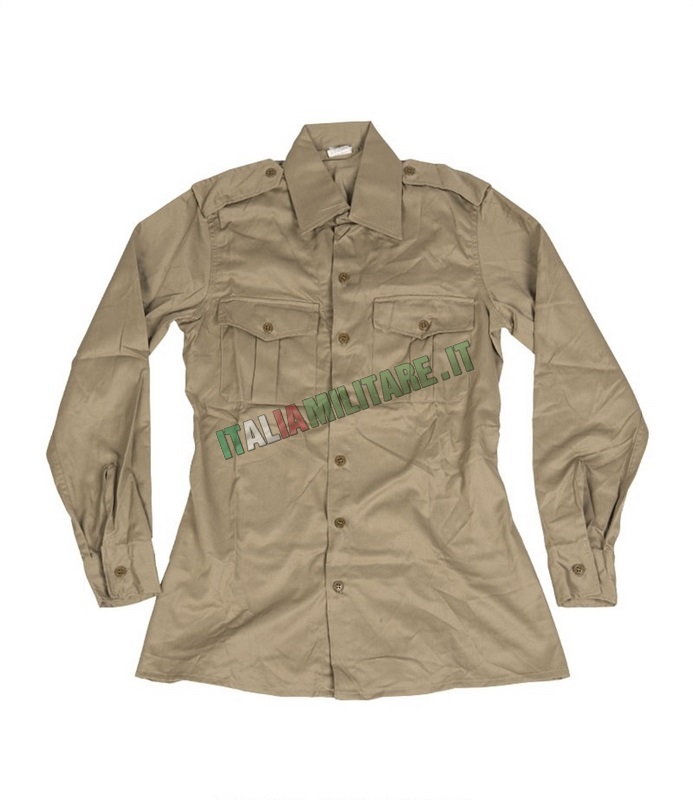 Camicia Khaki Esercito Italiano Originale - Surplus