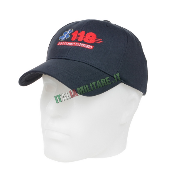 Cappello 118 Soccorso Sanitario Ricamato Diretto