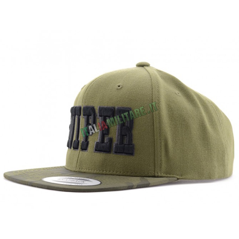 Cappello Snapback Sniper con Tesa Piatta