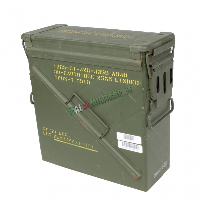 Scatola Box Munizioni Militare Tipo 4 Nato