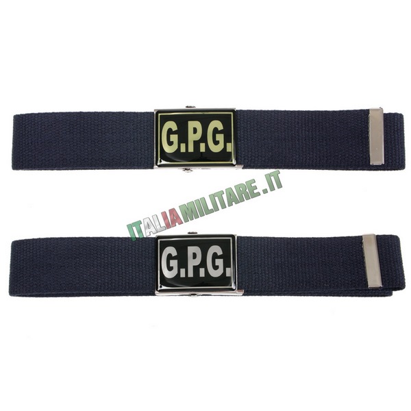 Cintura in Corda con Fibbia in Metallo GPG
