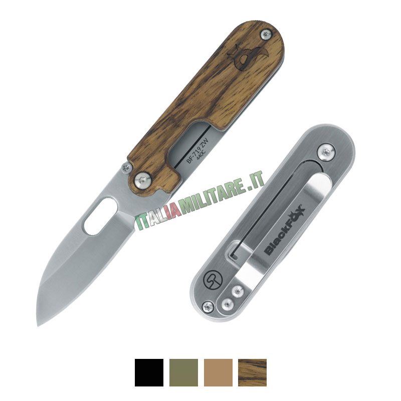 Coltello Bean Gen2 Black Fox