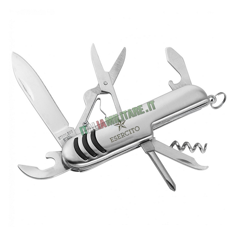 Attrezzo Multiuso 7 Funzioni con Logo Esercito