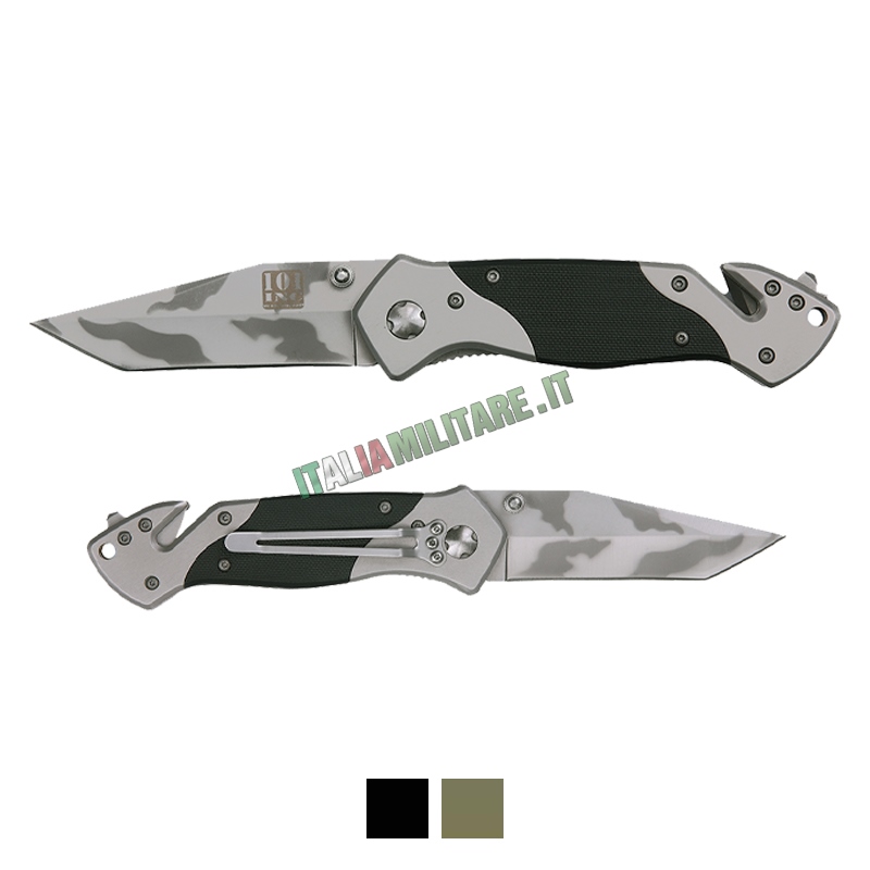 Coltello Outdoor con Taglia Cavi e Rompi Vetro