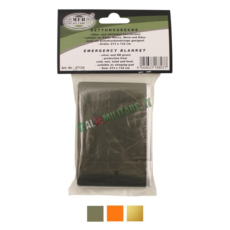 Coperta Isotermica d'Emergenza